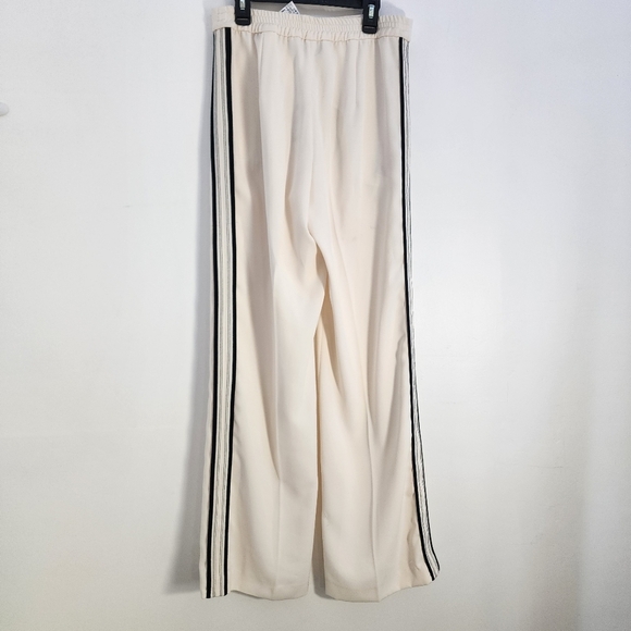 Cream Wide-Leg Trousers Zara Size M nwt - Picture 9 of 13
